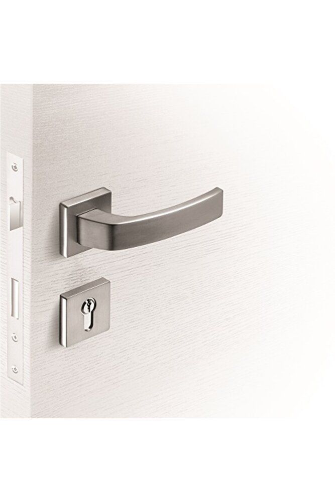 ÇEBİ 513 CHİ KAPI KOLU KARE ROZETLİ ROZETLİ YALE SOL (ADET) - inox