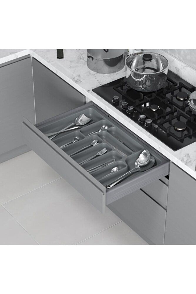 S-2289 Çekmece Içi Plastik Kaşıklık 74×49 cm – Plastik Kaşıklık Organizer | BenMobilya