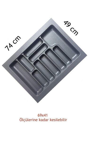 S-2289 Çekmece Içi Plastik Kaşıklık 74×49 cm – Plastik Kaşıklık Organizer | BenMobilya