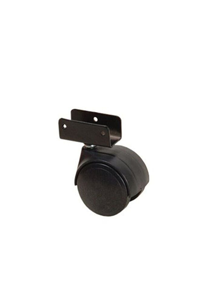 Büyük Mobilya Tekerleği U Tablalı Siyah