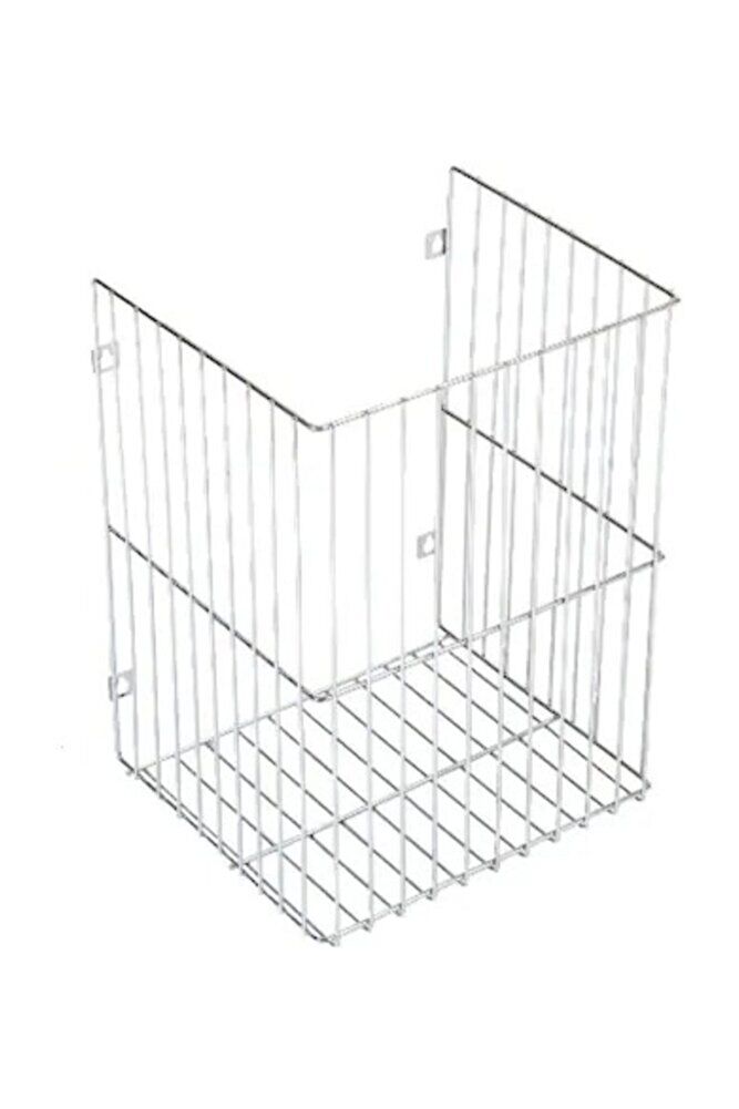 KAPAĞA MONTE CAMASIR SEPETI Dizevimi 35 Cm Kapağa Monte Metal Kirli  Çamaşır Sepeti