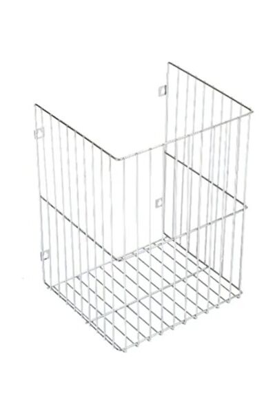 KAPAĞA MONTE CAMASIR SEPETI Dizevimi 35 Cm Kapağa Monte Metal Kirli  Çamaşır Sepeti