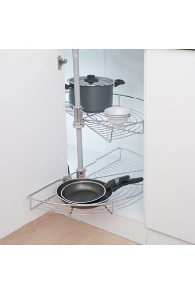 Mutfak Tezgah Altı 1/2 Döner Sepet 74 cm