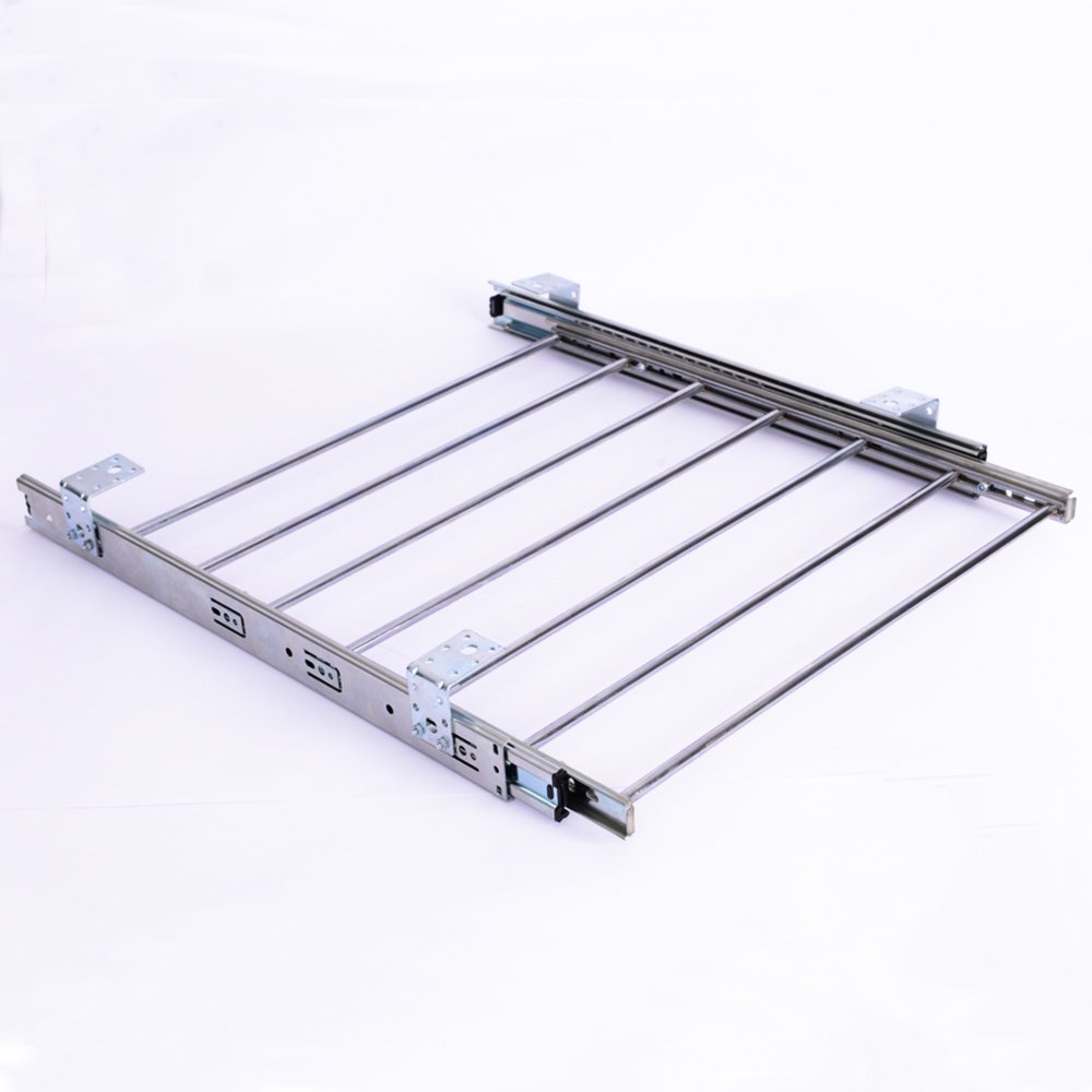 Tavan Bağlantılı Raylı Krom Borulu Pantolonluk 100 CM