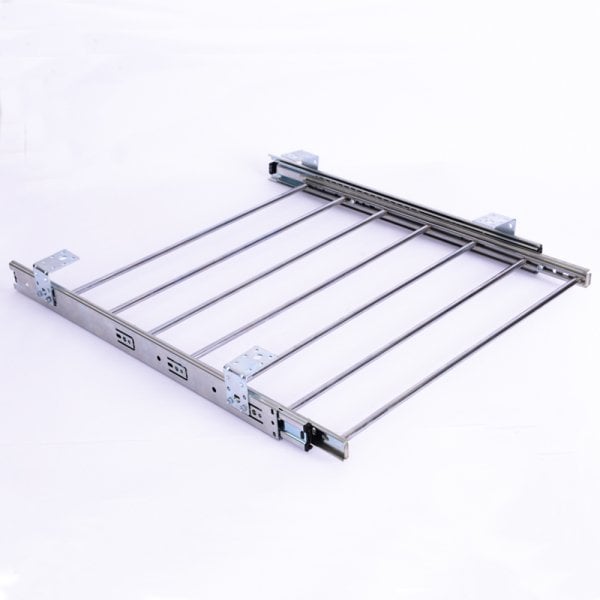 Tavan Bağlantılı Raylı Krom Borulu Pantolonluk 100 CM