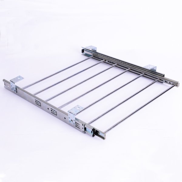 Tavan Bağlantılı Raylı Krom Borulu Pantolonluk 100 CM