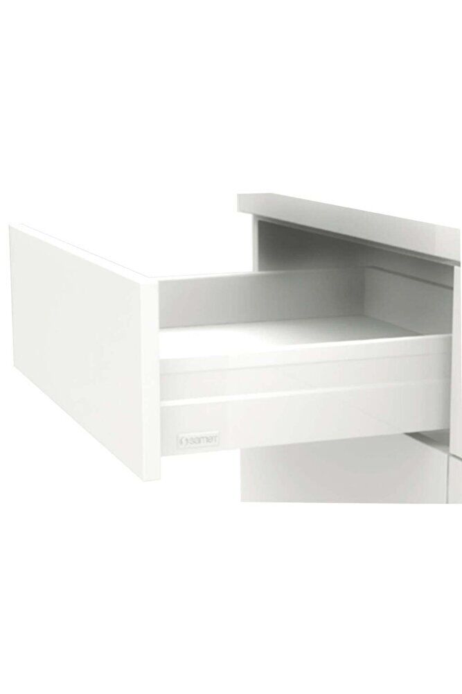 Alphabox 50 Cm Frenli Yanaklı Ray Gri 18 Mm