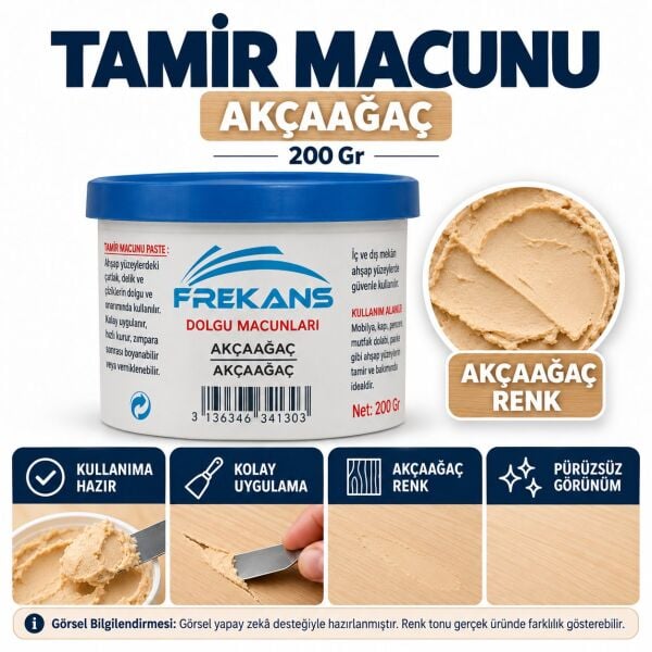 Frekans Tamir Macunu Akçaağaç