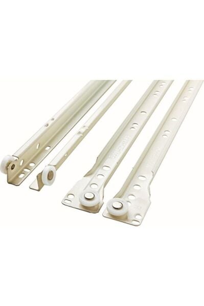 YENİLER 50 CM BEYAZ KLASİK ÇEKMECE RAYI