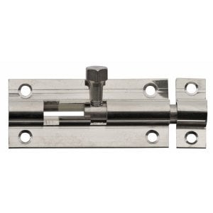 Pirinç Sürgü 10 cm Krom