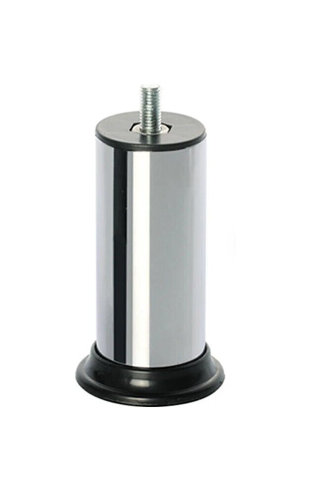 EROĞLU ÇAP 51 PLASTİK BİNGOLU BAZA AYAĞI M10 SAPLAMALI 12 CM - krom