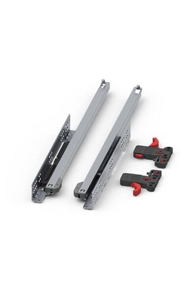 Smart 45 Cm Kısmi Tek Açılım Çekmece Rayı Mandal Dahil