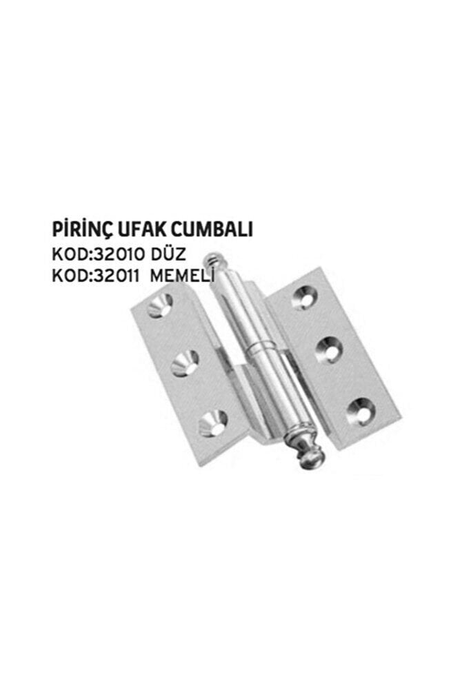 Pirinç Ufak Cumbalı Menteşe 5 Cm Memeli Saten