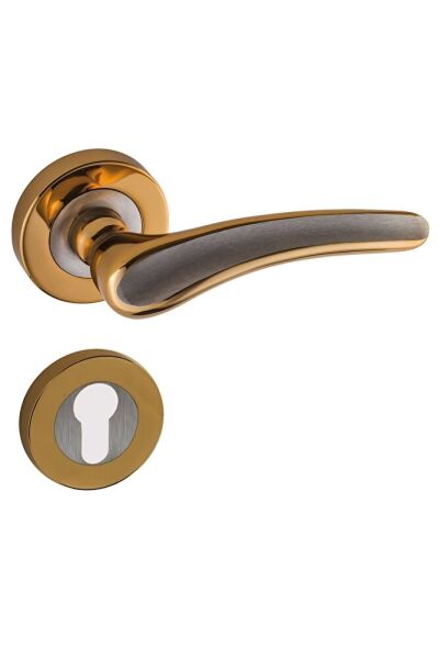 Doğanlar Yakut Saten Albrifin Rozetli Kapı Kolu Rozetli Yale Sol (ADET)