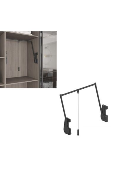 Gardrop Asansörü Antrasit 15kg s-6014-G