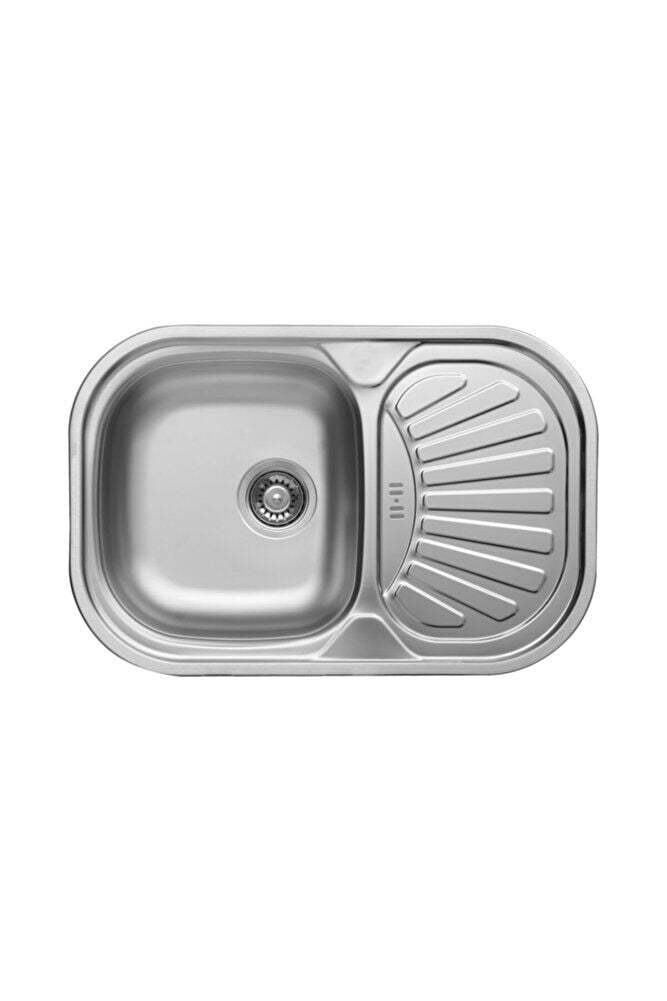 Bıanca Ec151 Dekorlu Tek Gözlü Mutfak Evyesi Sağ