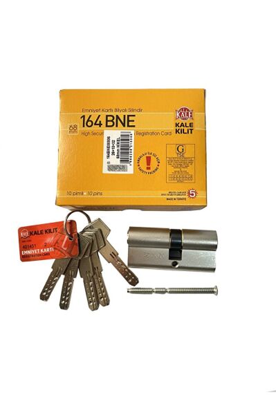 KALE 164 BNE 68 BİLYALI SİLİNDİR KİLİT NİKEL