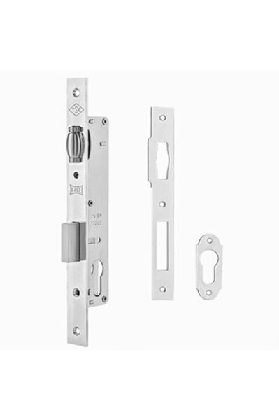 155 25 Silindirli Daire Kilidi Makaralı Nikel