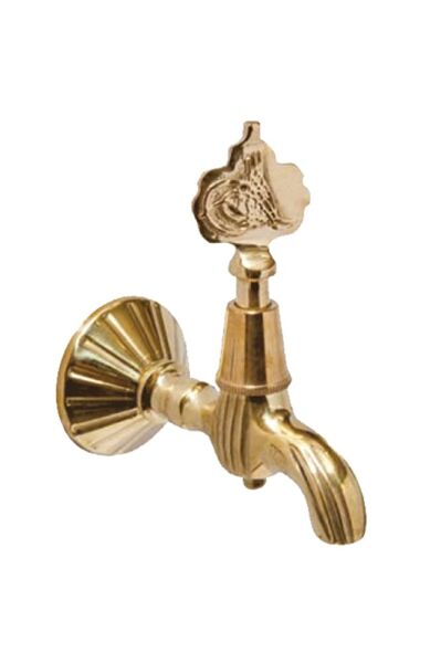 Tuğralı Osmanlı Musluğu Sarı