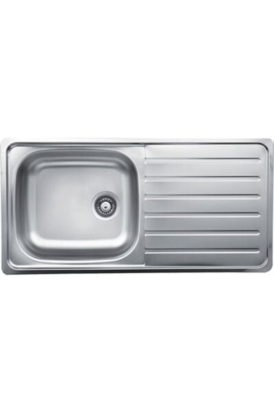 Ec330 Triton Tek Gözlü Ankastre Mutfak Evyesi Sağ