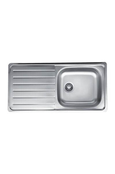 Ec330 Triton Tek Gözlü Ankastre Mutfak Evyesi Sol