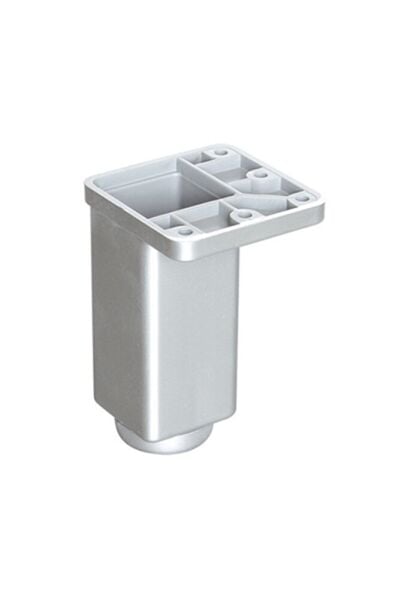 Eroğlu 42x42 Plastik Yuvarlak Ayak Matkrom Krom 10 Cm