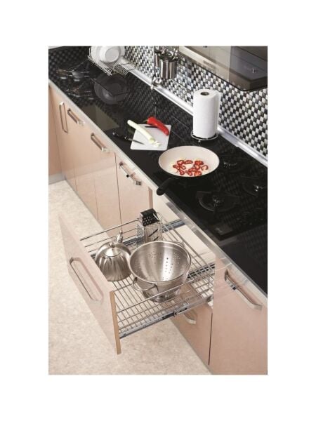 TELESKOPİK ÇEKMECE SEPETİ MODÜL 50 CM