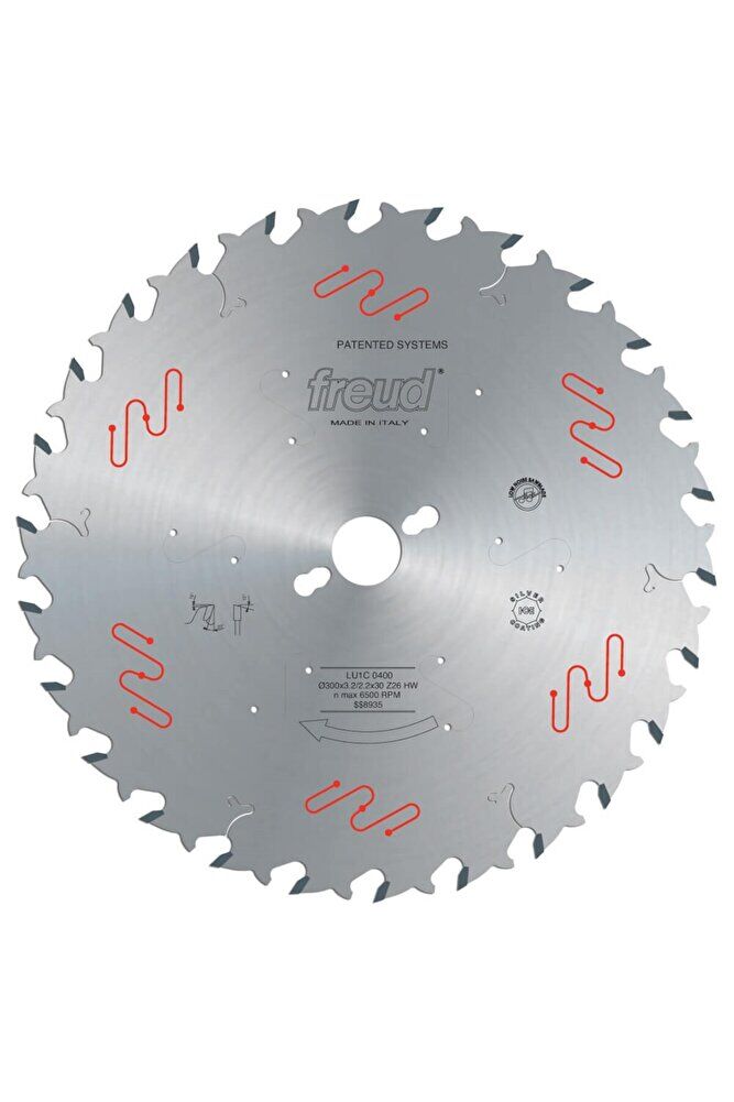 300x3,2x26 Ahşap Atmalı Daire Testere Ağzı (LU1C 0400)