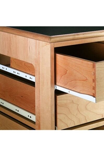 YENİLER 40 CM BEYAZ KLASİK ÇEKMECE RAYI