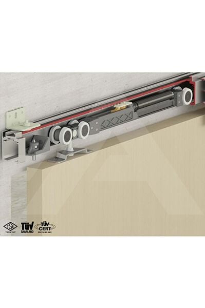 120 KG TEK YÖNE YAVAŞLATICILI SÜRME KAPI SİSTEMİ