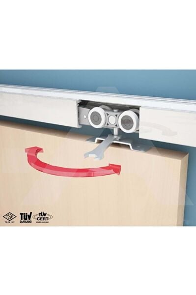 120 KG TEK YÖNE YAVAŞLATICILI SÜRME KAPI SİSTEMİ