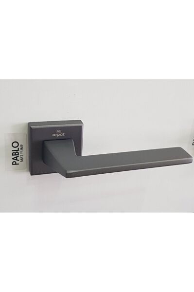 ARPAT PABLO MAT FÜME İTALYAN KARE ROZETLİ ALÜMİNYUM ROZETLİ ODA (TK)