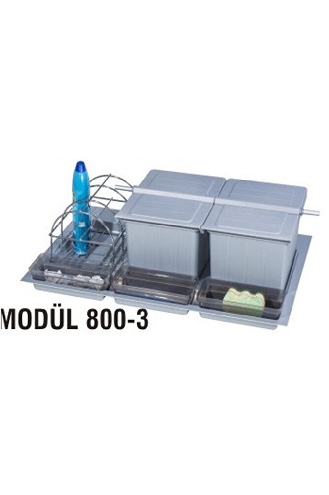 Dolap Içi Çöp Kovası Otomatik Modül 80 Cm