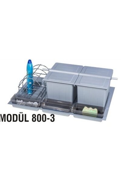 Dolap Içi Çöp Kovası Otomatik Modül 80 Cm