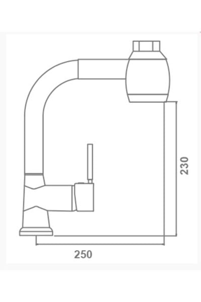 Along Krom Sprialli Kuğu Mutfak Evye Bataryası