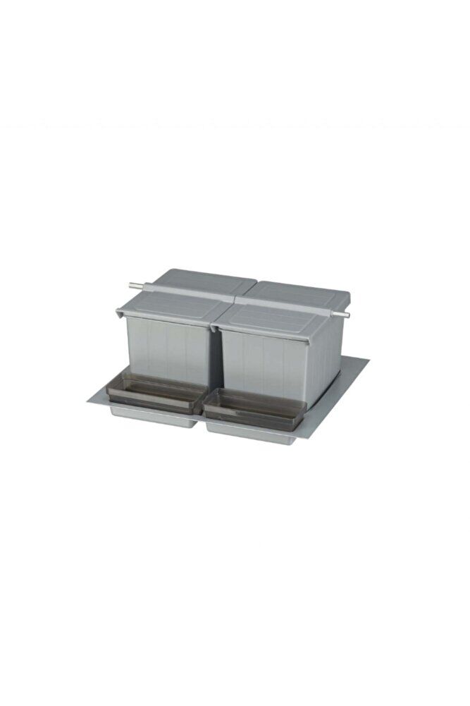 Dolap İçi Çöp Kovası Otomatik Gri Modül 60 cm