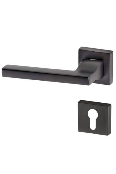 DOĞANLAR TURKUAZ ANTRASİT ROZETLİ KAPI KOLU ROZETLİ YALE SOL (ADET)