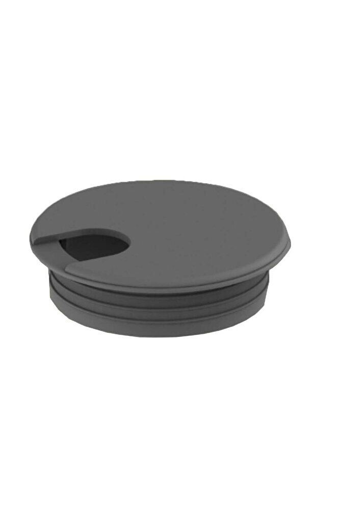 Kablo Kanalı Plastik Siyah Çap 60 (E1612) 5 Adet