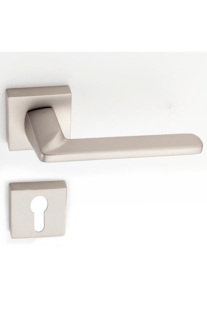 Doğanlar Radya Süper Saten Rozetli Yale Kapı Kolu Sağ