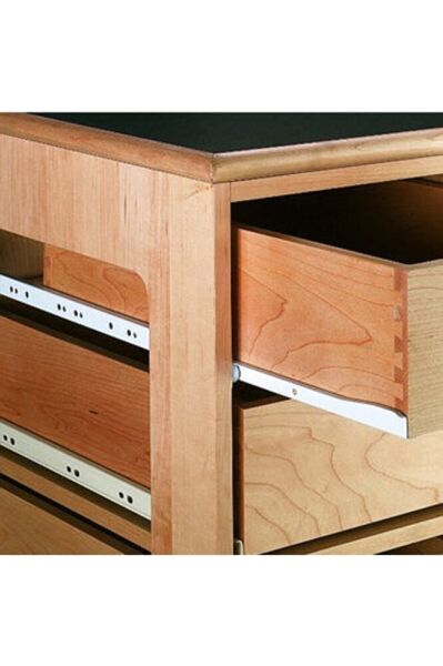 YENİLER 30 CM BEYAZ KLASİK ÇEKMECE RAYI