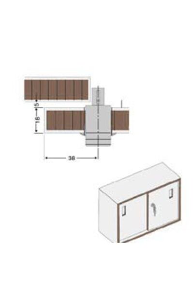 Canex Itmeli Çekmece Kilidi