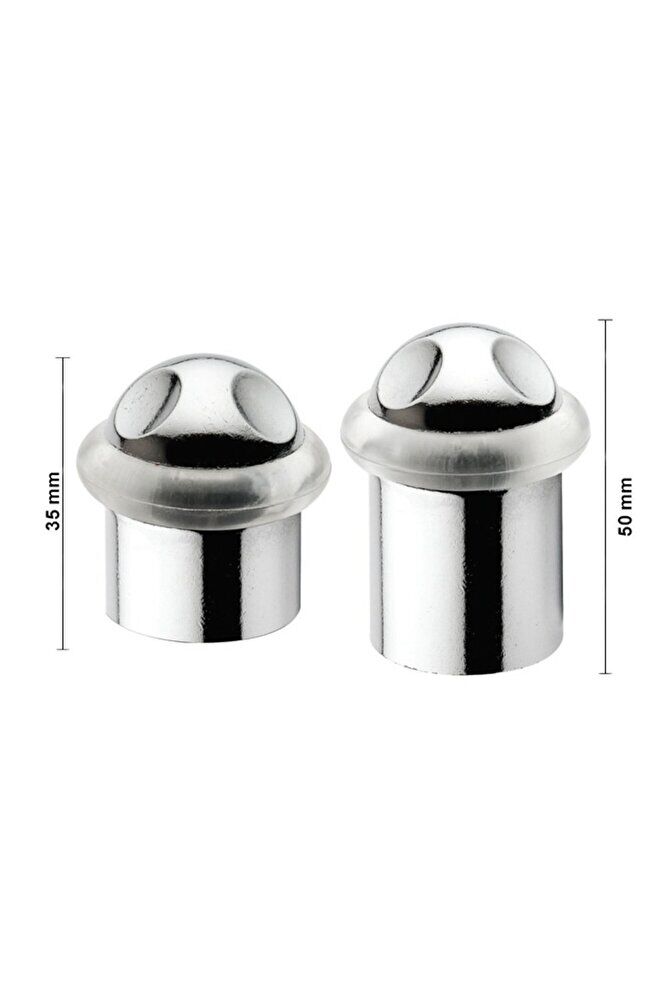 Contalı Kapı Tamponu 3,5 Cm M.krom