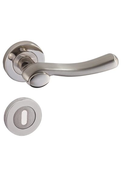 Doğanlar Dilara Saten Nikel Kapı Kolu Rozetli Yale Sol (ADET)