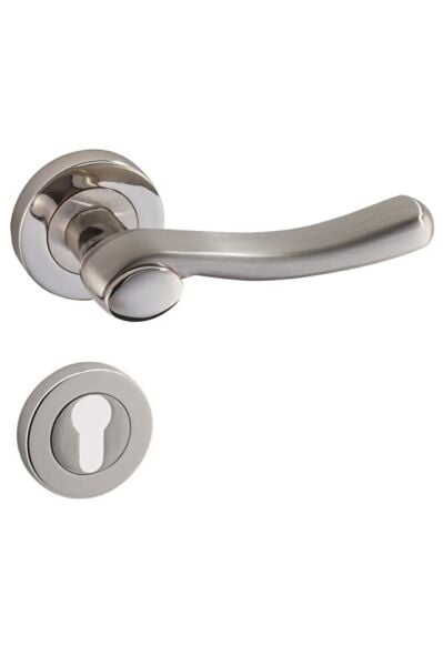 Doğanlar Dilara Saten Nikel Kapı Kolu Rozetli Yale Sol (ADET)