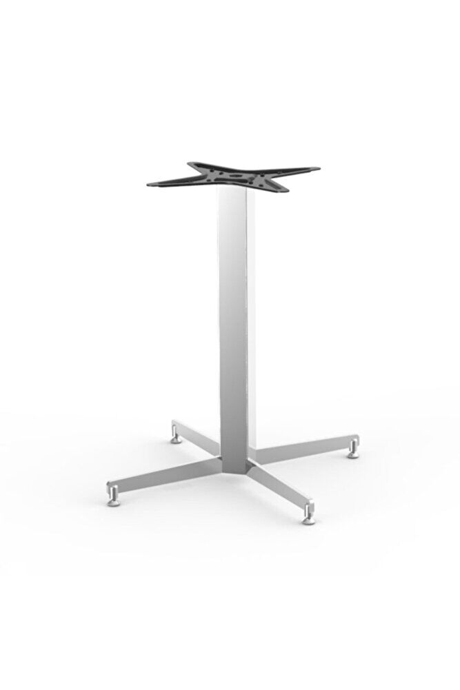 Merkez Ayağı 70x70 mm Krom Kare Orta