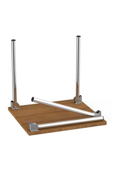 Katlanır Masa Ayağı Krom Çap 42