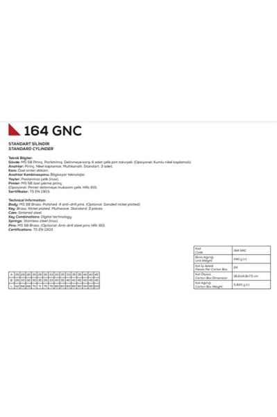 164 Gnc Cerman Barel 68mm