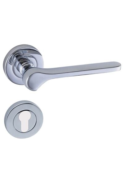 Doğanlar Anka Saten Rozetli Kapı Kolu Rozetli Yale Sağ (ADET)