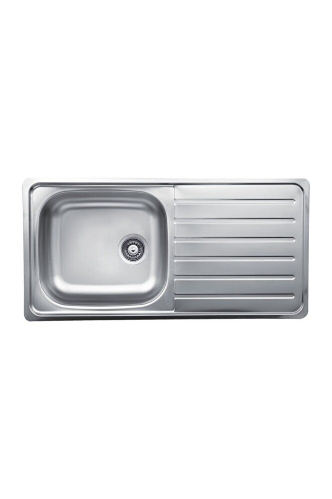 Ec330 Triton Tek Gözlü Dekorlu Mutfak Evyesi Sağ