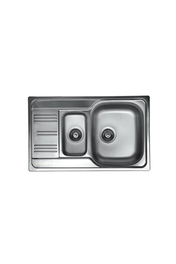 Colea Ex306 Dekorlu 1,5 Göz Mutfak Evyesi Sol